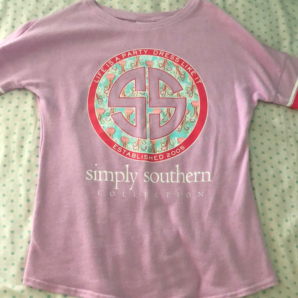 A long sleeve simply southern shirt